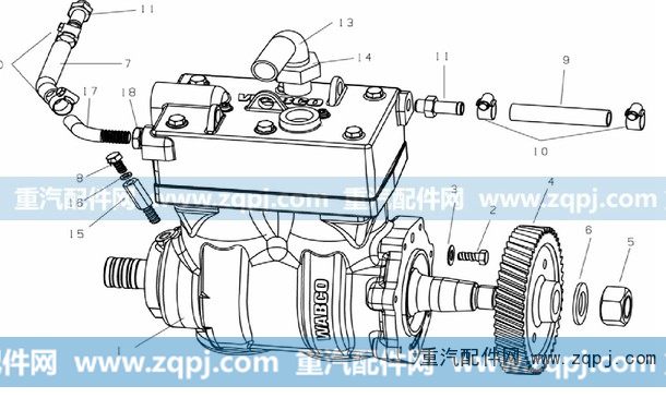 VG1560130064,喷油泵齿轮,济南驰纳重型汽车进出口贸易有限公司