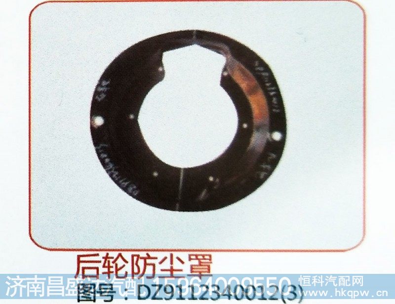 后轮防尘罩DZ9112340012（3）