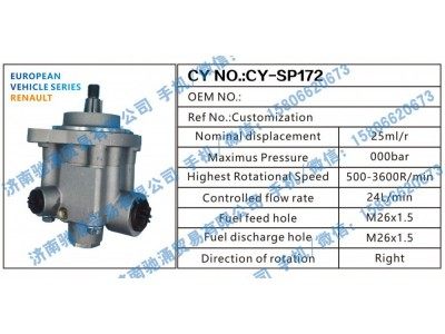 Customization,雷诺RENAUL转向助力泵Customization转向泵 转向助力叶片泵,济南驰涌贸易有限公司