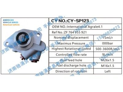 International Agrale4.1,American vehicle转向助力泵International Agrale4.1转向泵 转向助力叶片泵,济南驰涌贸易有限公司