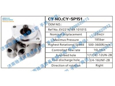 EV221618R 10101S,American vehicle转向助力泵EV221618R 10101S 转向泵 转向助力叶片泵,济南驰涌贸易有限公司