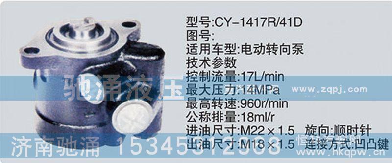 CY-1417R-41D,其他系列转向泵,济南驰涌贸易有限公司