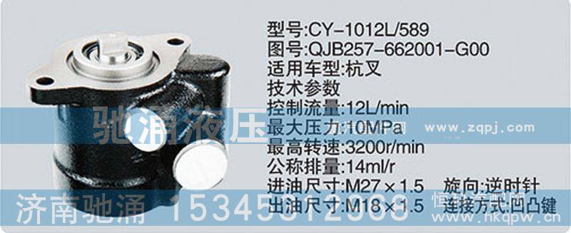 QJB257-662001-G00,其他系列转向泵,济南驰涌贸易有限公司