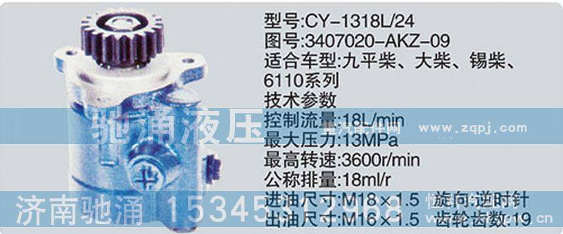 3407020-AKZ-09,锡柴及大柴系列转向泵,济南驰涌贸易有限公司