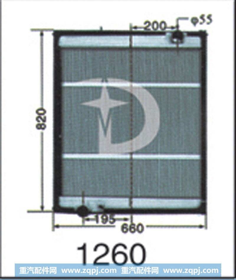 1260,散热器,济南鼎鑫汽车散热器有限公司