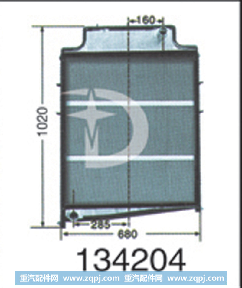 134204,散热器,济南鼎鑫汽车散热器有限公司