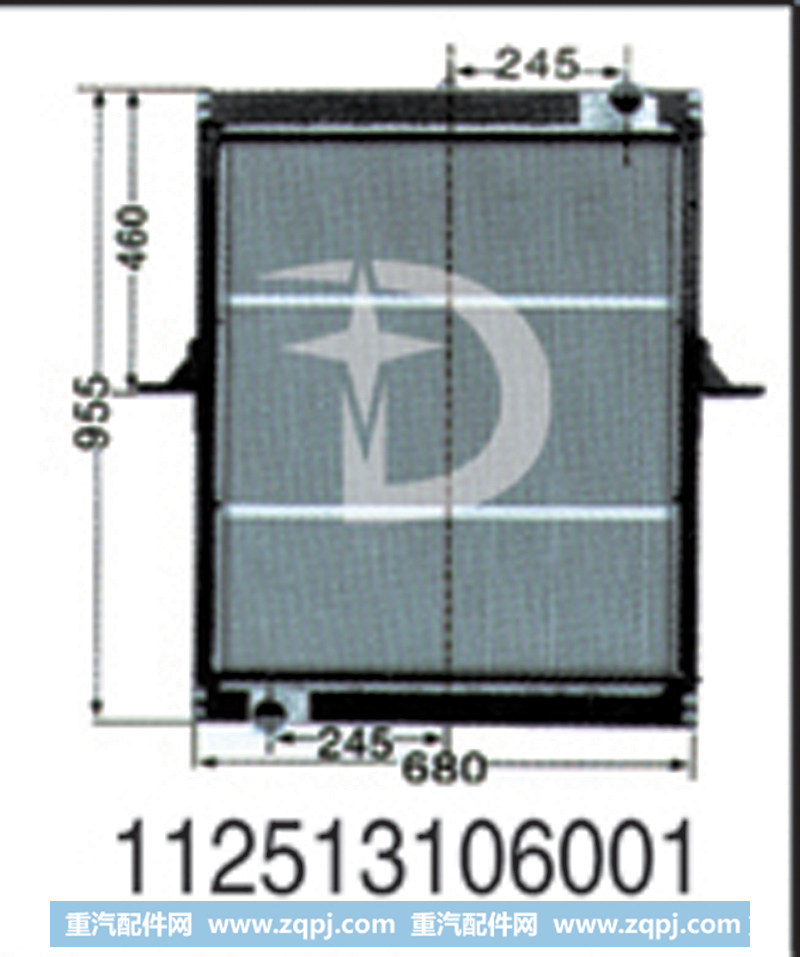 112513106001,散热器,济南鼎鑫汽车散热器有限公司