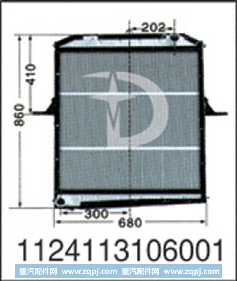 1124113106001,散热器,济南鼎鑫汽车散热器有限公司