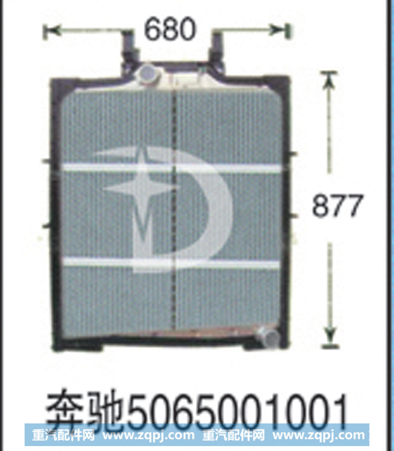 奔驰5065001001,散热器,济南鼎鑫汽车散热器有限公司