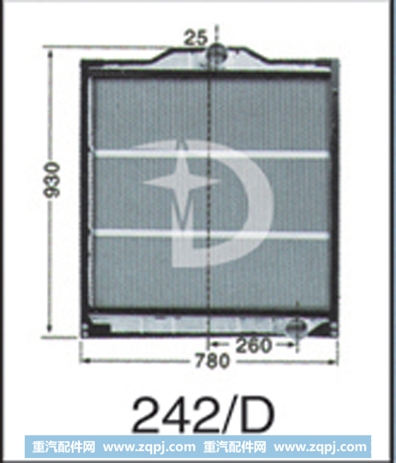 242/D,散热器,济南鼎鑫汽车散热器有限公司