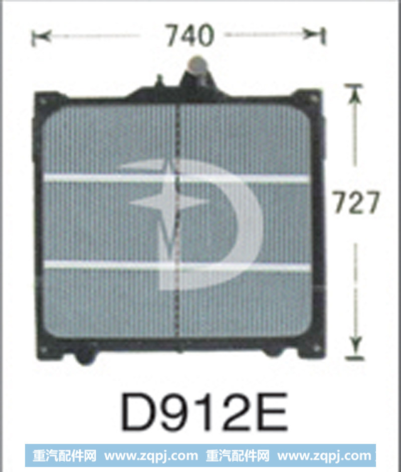 D912E,散热器,济南鼎鑫汽车散热器有限公司