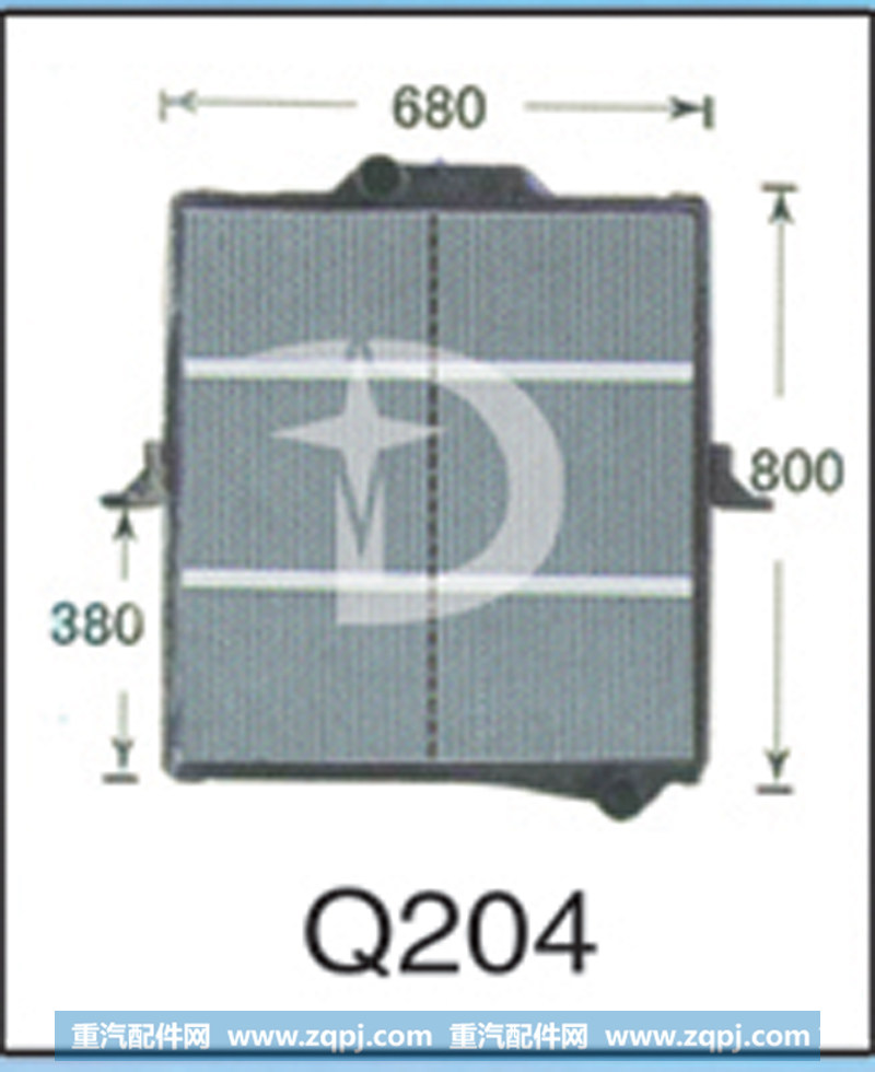 Q204,散热器,济南鼎鑫汽车散热器有限公司