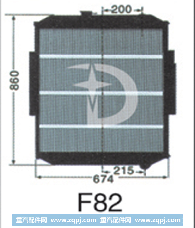 F82,散热器,济南鼎鑫汽车散热器有限公司