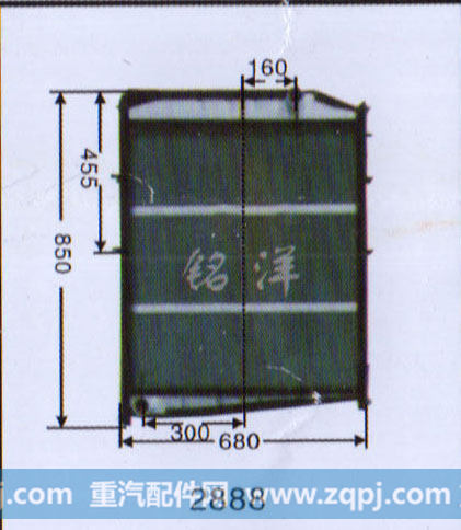 ,水箱 2888,济南铭洋汽车散热器有限公司