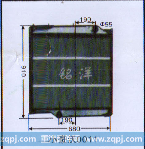 ,水箱  小豪沃0011,济南铭洋汽车散热器有限公司