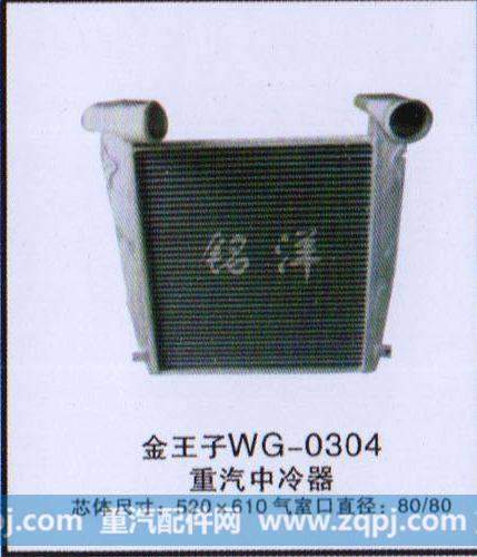 ,中冷器  金王子WG-0304,济南铭洋汽车散热器有限公司