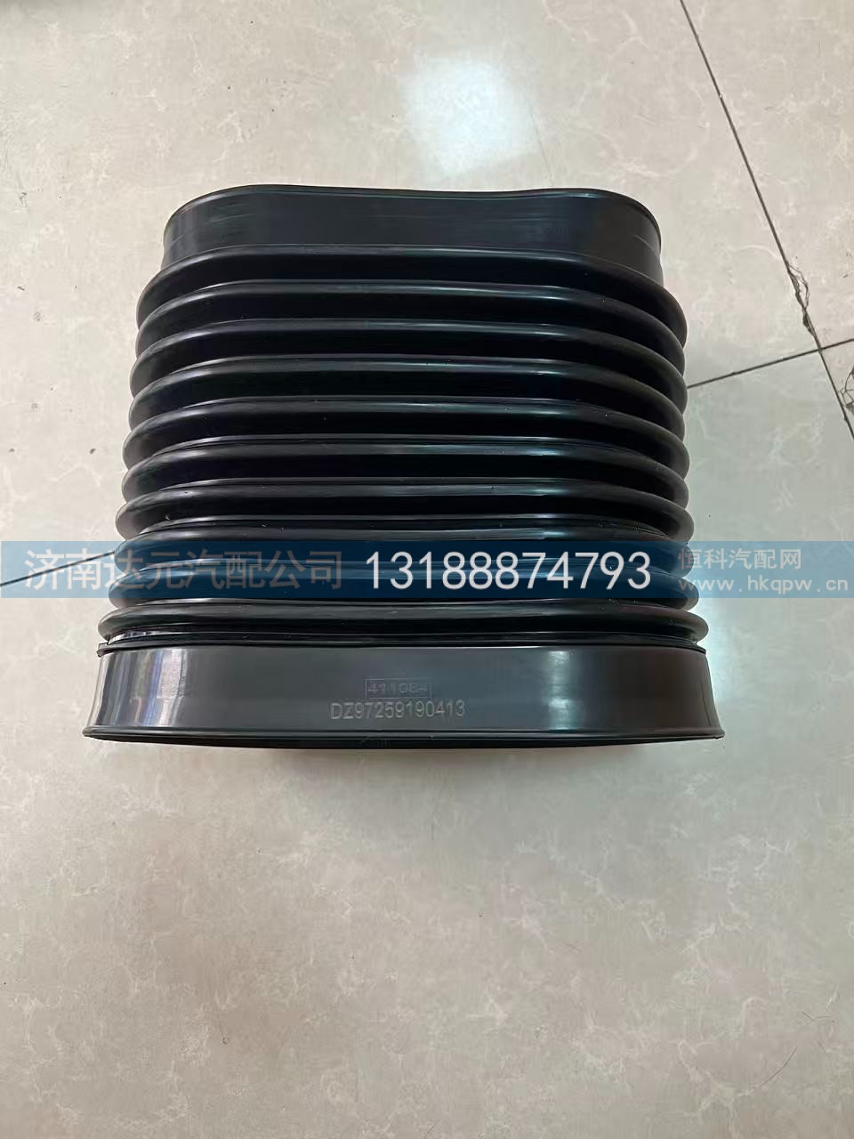 D297259190413,X3000进气道波纹管,济南达元汽配公司