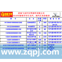 ,欧曼系列前照灯报价表,济南飞龙汽车零部件有限公司