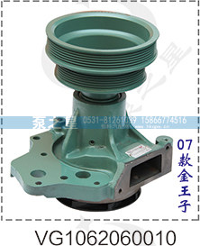 重汽金王子水泵总成VG1062060010/VG1062060010