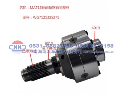 WG7121325271,轴间差速器总成,济南海鸿汽车配件有限公司