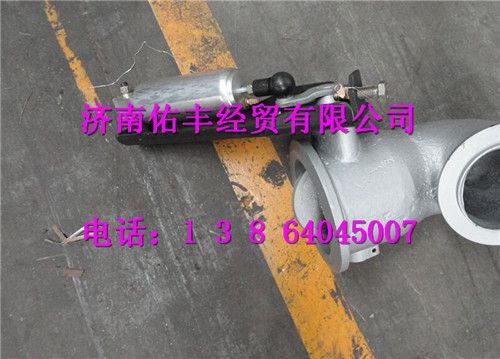 重汽曼MC11排气弯管-带制动蝶阀202V15201-6184