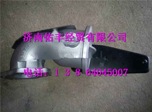 重汽曼MC11排气弯管-带制动蝶阀202V15201-6186