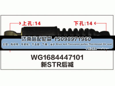 WG1684447101,WG1684447101新STR后减震器,济南哈配尼森汽车配件有限公司