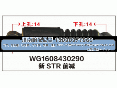 WG1608430290,WG1608430290新STR减震器,济南哈配尼森汽车配件有限公司
