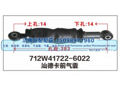 712W41722-6022,712W41722-6022汕德卡前气囊,济南哈配尼森汽车配件有限公司