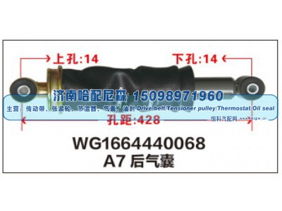 WG1664440068,A7后气囊WG1664440068,济南哈配尼森汽车配件有限公司