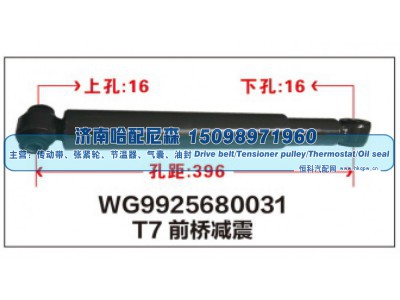 WG9925680031,T7前桥减震器WG9925680031,济南哈配尼森汽车配件有限公司