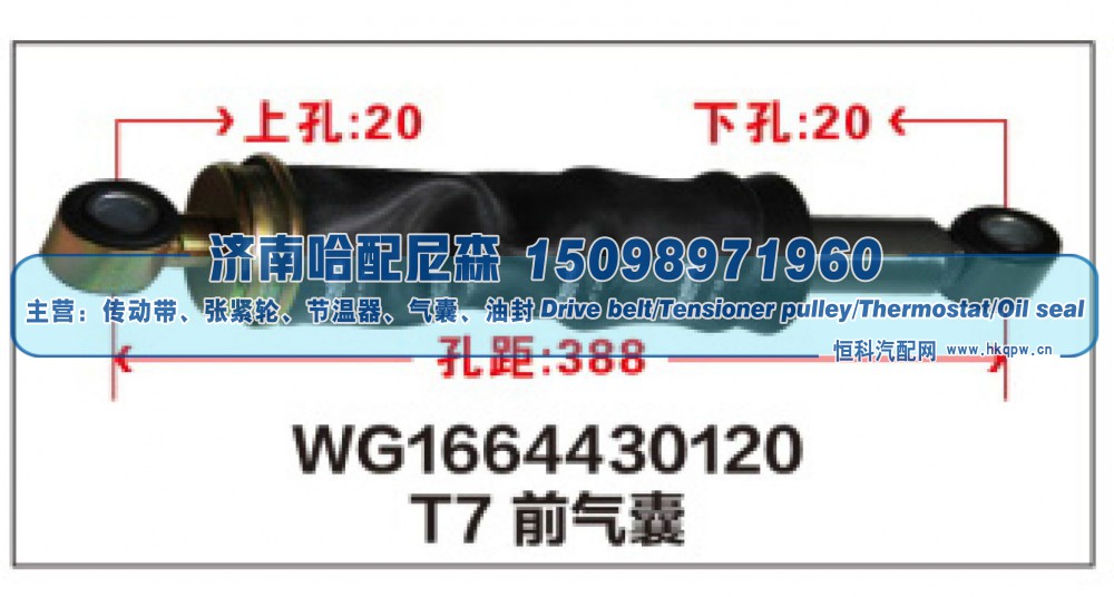 WG1664430120,T7前气囊WG1664430120,济南哈配尼森汽车配件有限公司