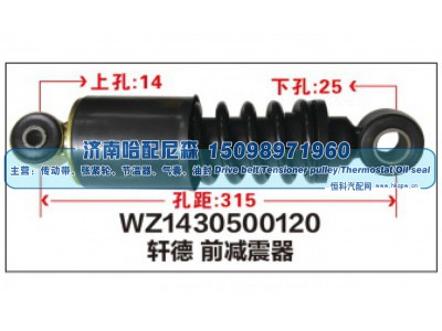 WZ1430500120,WZ1430500120轩德 前减震器,济南哈配尼森汽车配件有限公司