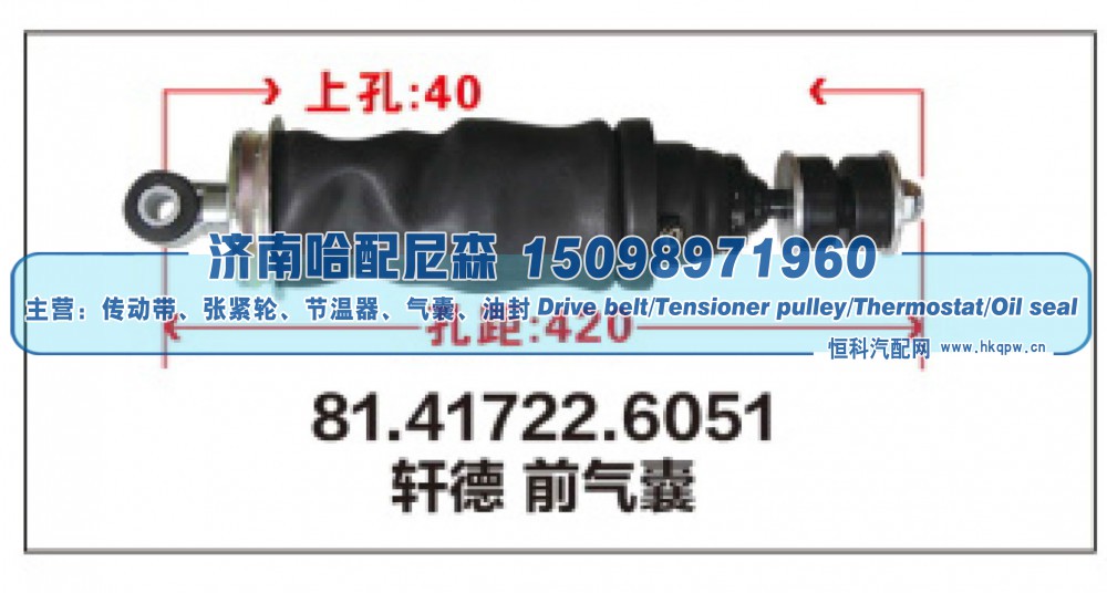 81.41722.6051,81.41722.6051轩德 前气囊,济南哈配尼森汽车配件有限公司