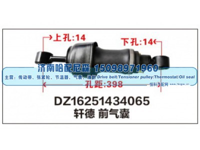 DZ16251434065,DZ16251434065轩德 前气囊,济南哈配尼森汽车配件有限公司