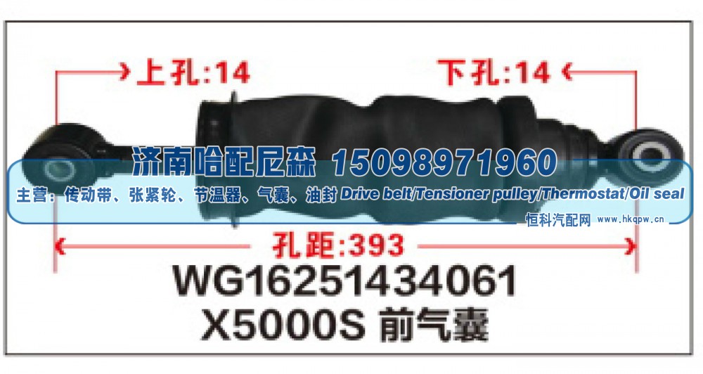WG16251434061,X5000S前气囊WG16251434061,济南哈配尼森汽车配件有限公司