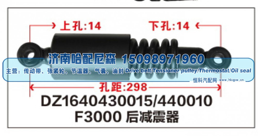 F3000后减震器DZ1640430015/440010
