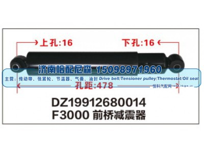 DZ19912680014,F3000前桥减震器DZ19912680014,济南哈配尼森汽车配件有限公司