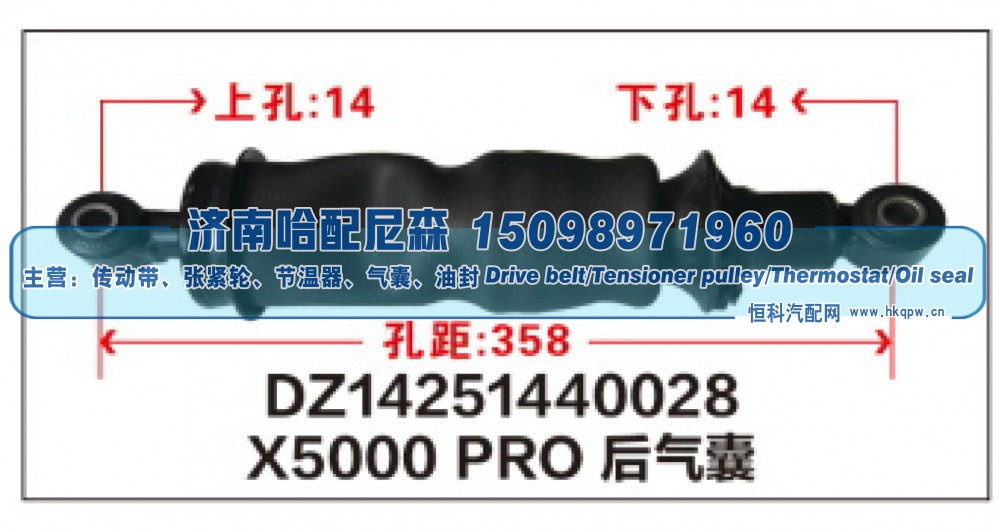 X5000 PRO后气囊DZ14251440028