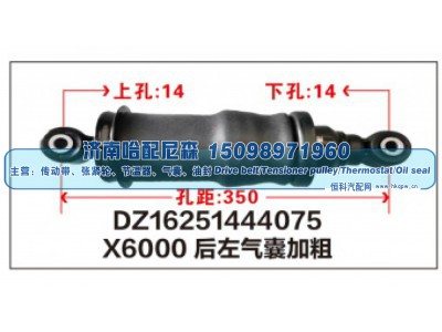 DZ16251444075,X6000后左气囊加粗DZ16251444075,济南哈配尼森汽车配件有限公司