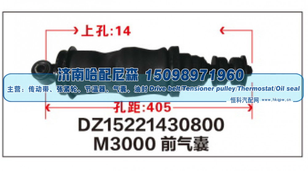 DZ15221430800,M3000前气囊DZ15221430800,济南哈配尼森汽车配件有限公司