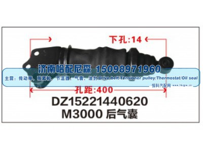 DZ15221440620,M3000后气囊DZ15221440620,济南哈配尼森汽车配件有限公司