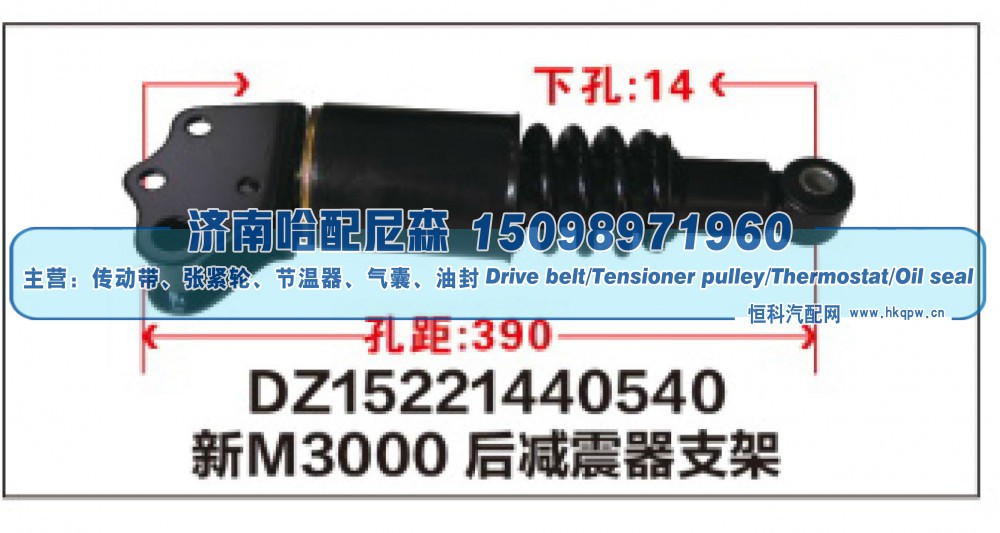DZ15221440540,新M3000后减震器支架DZ15221440540,济南哈配尼森汽车配件有限公司