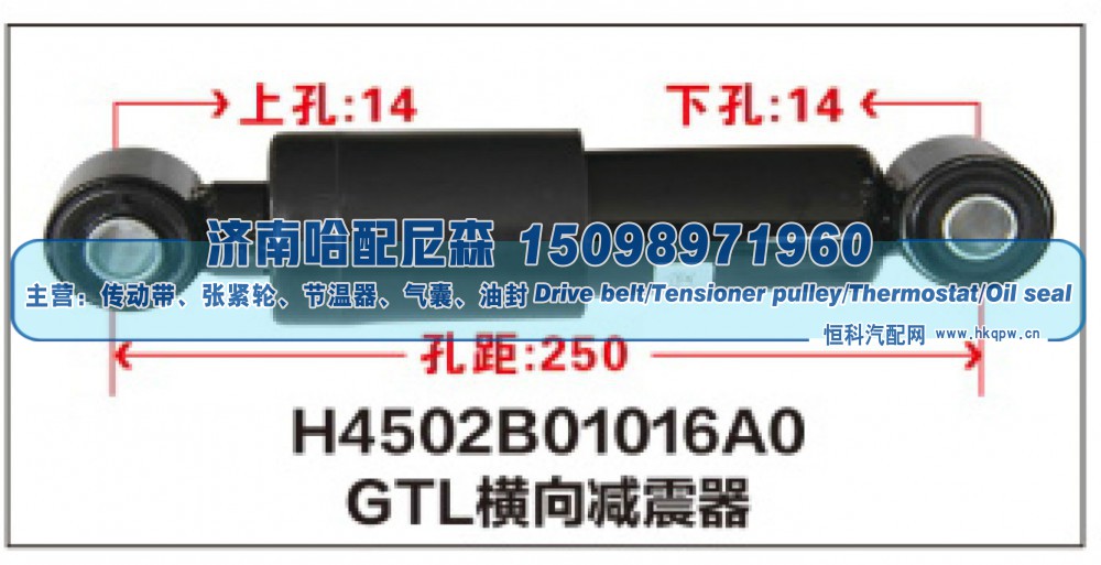 H4502B01016A0,GTL横向减震器,济南哈配尼森汽车配件有限公司