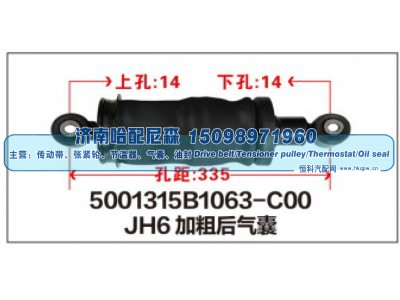 5001315B1063-C00,JH6加粗后气囊,济南哈配尼森汽车配件有限公司