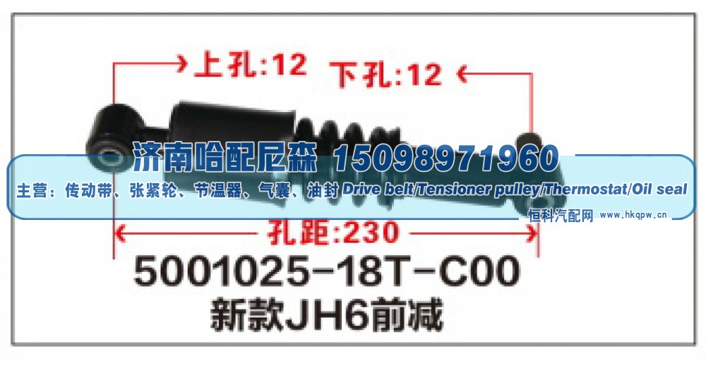 5001025-18T-C00,新款JH6减震器,济南哈配尼森汽车配件有限公司