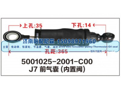 5001025-2001-C00,J7前气囊(内置阀),济南哈配尼森汽车配件有限公司