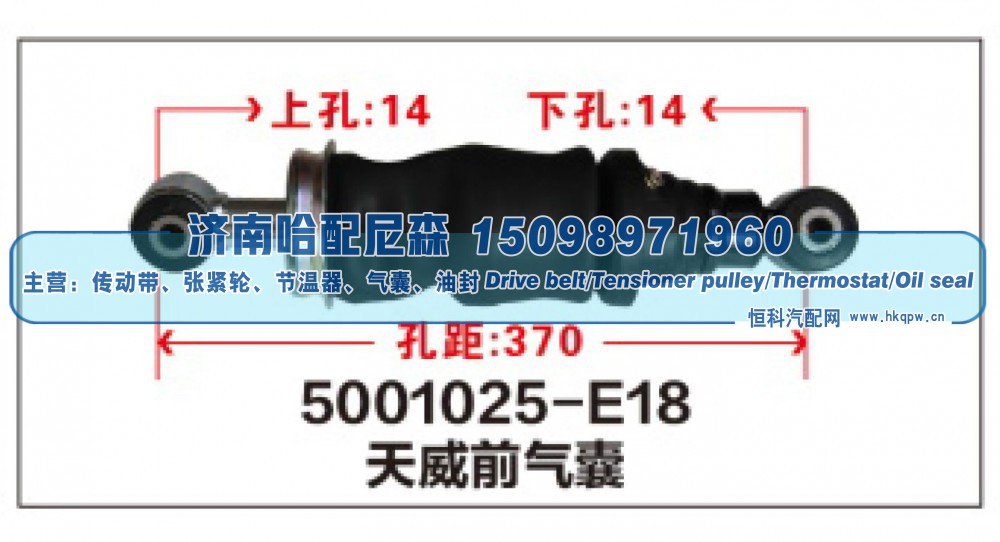 5001025-E18,天威前气囊,济南哈配尼森汽车配件有限公司