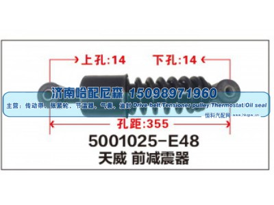 5001025-E48,天威 前减震器,济南哈配尼森汽车配件有限公司