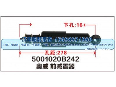 5001020B242,奥威 前减震器,济南哈配尼森汽车配件有限公司